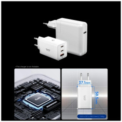 Spigen Essential wall charger EE673EU 67W 2xUSB-C/USB-A white