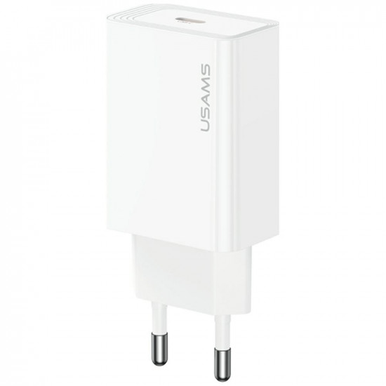 Wall charger USAMS T69 20W USB-C white