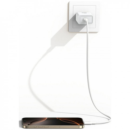 Wall charger USAMS T69 20W USB-C white