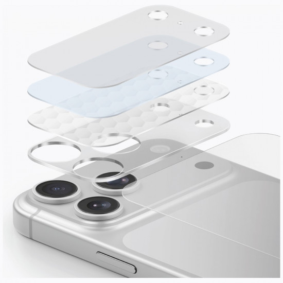 UNIQ Optix Aeroshield+ Camera Module Protector for iPhone 17 Pro Clear