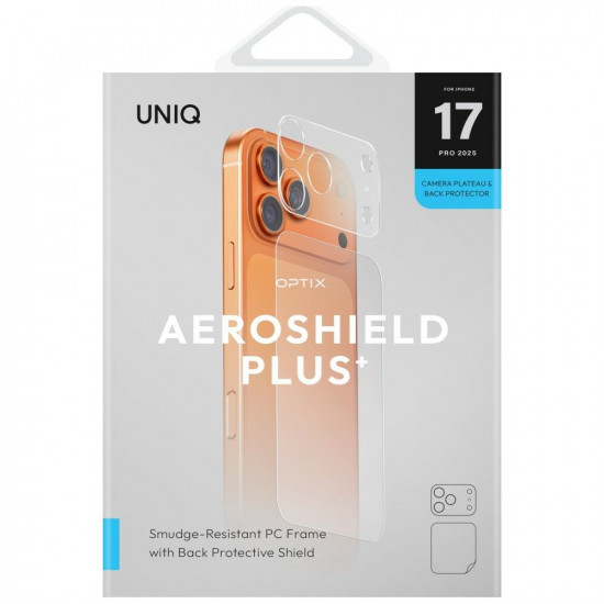 UNIQ Optix Aeroshield+ Camera Module Protector for iPhone 17 Pro Clear