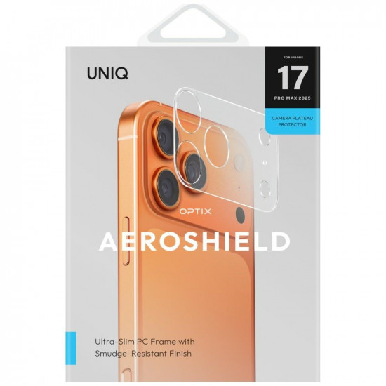 UNIQ Optix Aeroshield Camera Module Protector for iPhone 17 Pro Max transparent