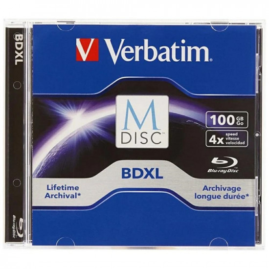 Verbatim BDXL 100GB 4xSpeed Print Disc 5 pcs 43834 Verbatim BDXL 100GB 4xSpeed Print Disc 5 pcs 43834