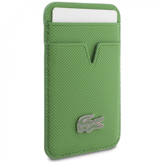 Lacoste Petit Pique MagSafe Wallet Green