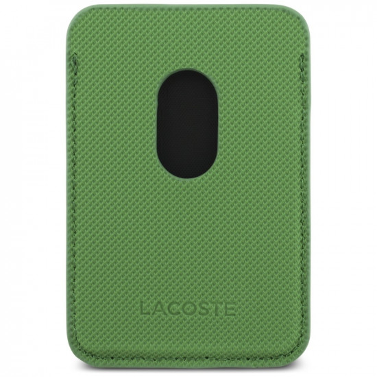 Lacoste Petit Pique MagSafe Wallet Green