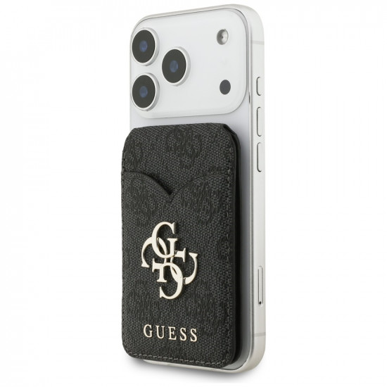 Guess 4G Stand & Mirror Magsafe Wallet with Mirror, Black Guess 4G Stand & Mirror Magsafe Wallet with Mirror, Black