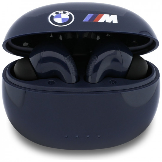 Bluetooth TWS Earphones BMW Printed Logo navy blue Bluetooth TWS Earphones BMW Printed Logo navy blue