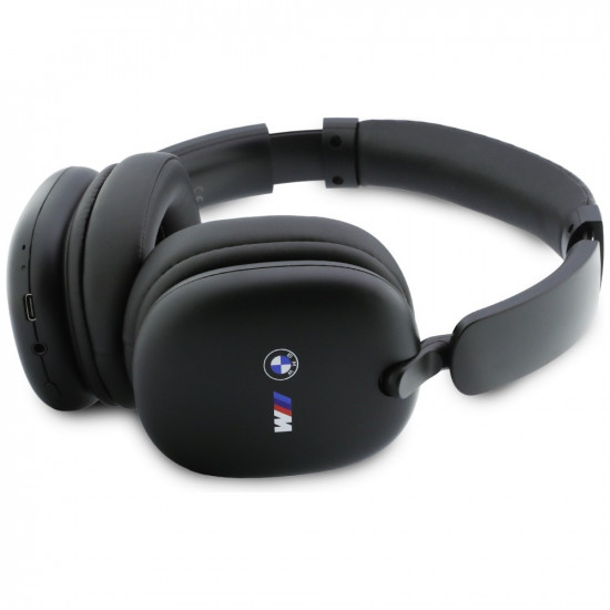 BMW Printed Logos Bluetooth Over-Ear Headphones Black