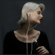 Stereo headphones USAMS EP-50 USB-C 1.2m white Stereo headphones USAMS EP-50 USB-C 1.2m white
