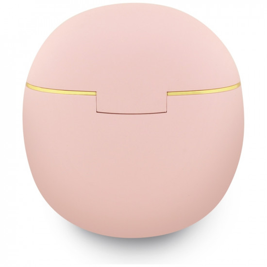 TWS Earphones Guess Gold Line Triangle pink