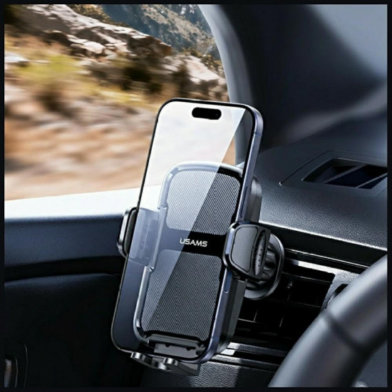 Car holder USAMS ZJ085 for air vent black Car holder USAMS ZJ085 for air vent black
