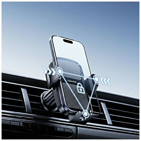 Car holder USAMS ZJ085 for air vent black Car holder USAMS ZJ085 for air vent black