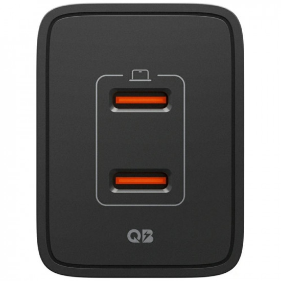 Wall charger Spigen Essential EE472EU 47W 2xUSB-C black