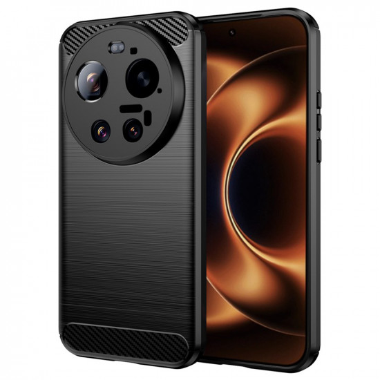 Techsuit Carbon Silicone Xiaomi 17 Ultra Black Techsuit Carbon Silicone Xiaomi 17 Ultra Black