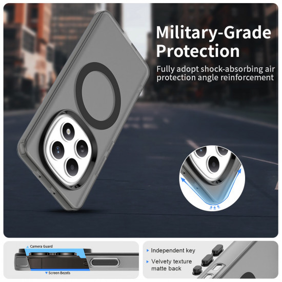 Techsuit CandyCase MagSafe Xiaomi Redmi Note 15 5G / Poco M8 5G Black