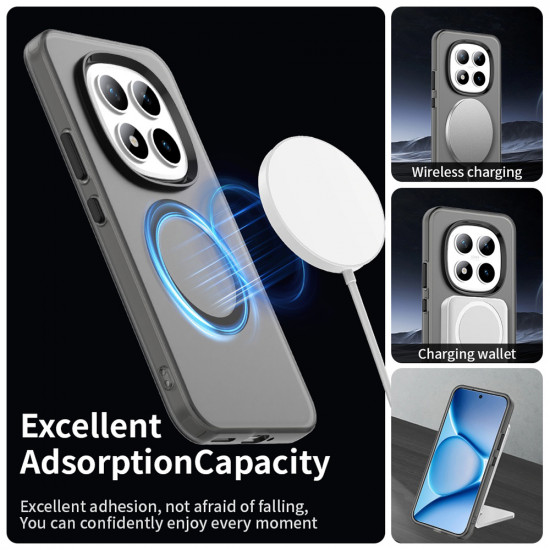 Techsuit CandyCase MagSafe Xiaomi Redmi Note 15 Pro+ 5G / Poco M8 Pro 5G Black