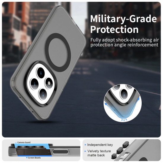 Techsuit CandyCase MagSafe Xiaomi Redmi Note 15 Pro+ 5G / Poco M8 Pro 5G Black