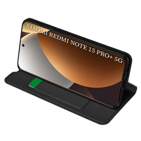 Techsuit Magskin Book Xiaomi Redmi Note 15 Pro+ 5G / Poco M8 Pro 5G Black Techsuit Magskin Book Xiaomi Redmi Note 15 Pro+ 5G / Poco M8 Pro 5G Black