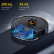 Deerma Robot Vacuum Cleaner (S30) Dry & Wet Cleaning, 13000Pa, Auto unloading Station, LDS Mapping, 400W, 2600mAh Black