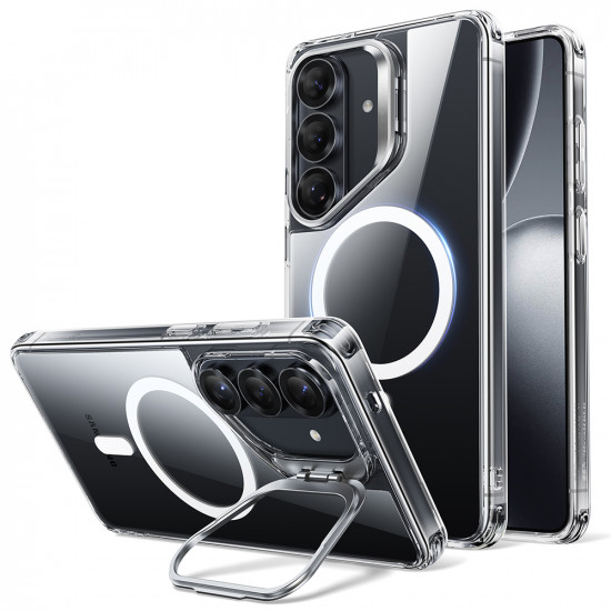 ESR Classic Hybrid HaloLock Kickstand Samsung Galaxy S26 Plus Clear