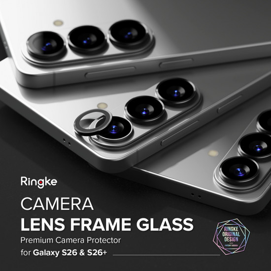 Ringke Camera Lens Frame Glass (2 pack) Samsung Galaxy S26 / S26 Plus Black