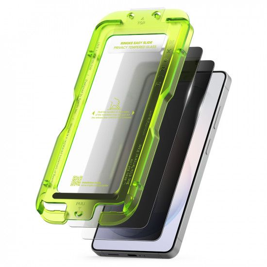 Ringke Easy Slide Tempered Glass (2 pack) Samsung Galaxy S26 Ultra Black