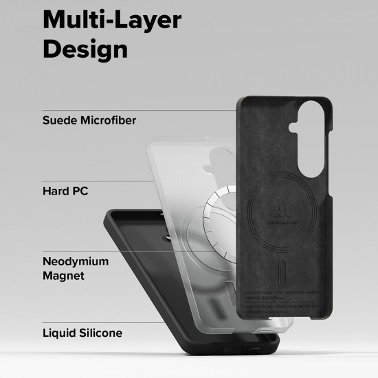 Ringke Silicone MagSafe Samsung Galaxy S26 Black