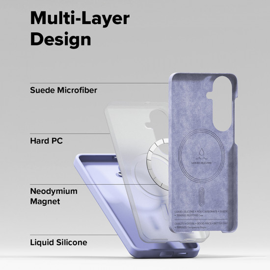 Ringke Silicone MagSafe Samsung Galaxy S26 Plus Lavender