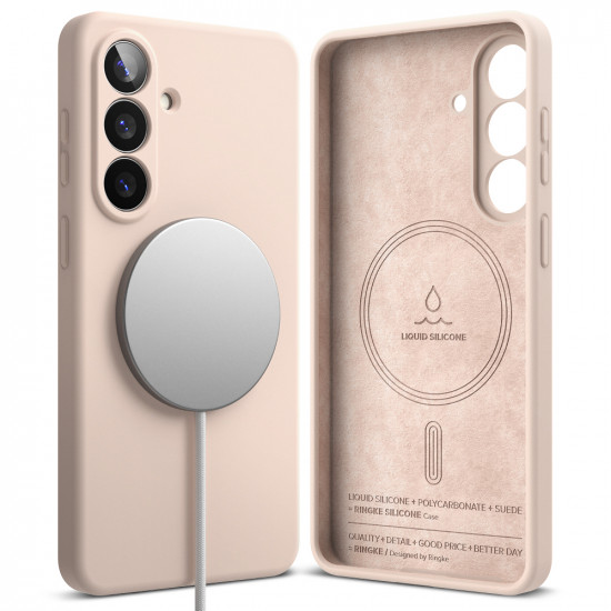 Ringke Silicone MagSafe Samsung Galaxy S26 Plus Pink Sand Ringke Silicone MagSafe Samsung Galaxy S26 Plus Pink Sand