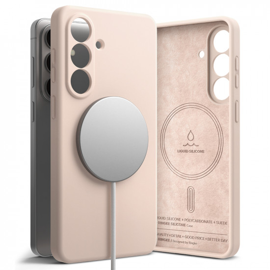 Ringke Silicone MagSafe Samsung Galaxy S26 Plus Pink Sand Ringke Silicone MagSafe Samsung Galaxy S26 Plus Pink Sand