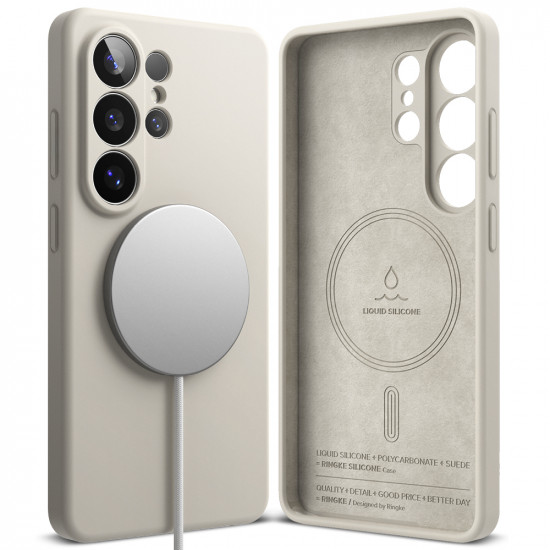 Ringke Silicone MagSafe Samsung Galaxy S26 Ultra Stone Ringke Silicone MagSafe Samsung Galaxy S26 Ultra Stone