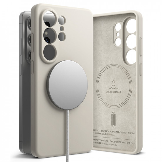 Ringke Silicone MagSafe Samsung Galaxy S26 Ultra Stone Ringke Silicone MagSafe Samsung Galaxy S26 Ultra Stone