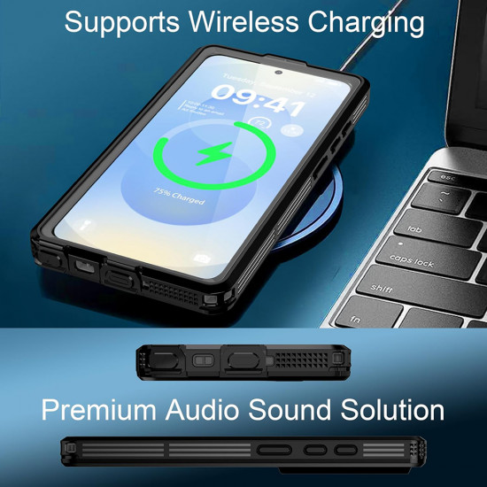 ShellBox Waterproof IP68 Case Samsung Galaxy S26 Ultra Black ShellBox Waterproof IP68 Case Samsung Galaxy S26 Ultra Black