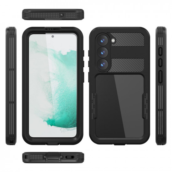 ShellBox Waterproof IP68 Case Samsung Galaxy S26 Black ShellBox Waterproof IP68 Case Samsung Galaxy S26 Black