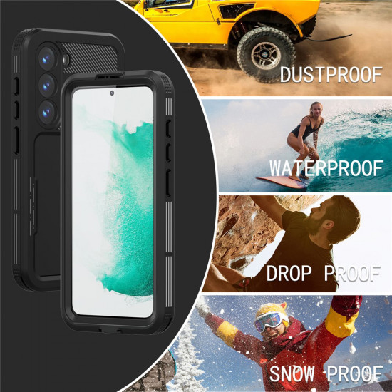 ShellBox Waterproof IP68 Case Samsung Galaxy S26 Black ShellBox Waterproof IP68 Case Samsung Galaxy S26 Black