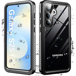 ShellBox Waterproof IP68 Case Samsung Galaxy S25 FE Black