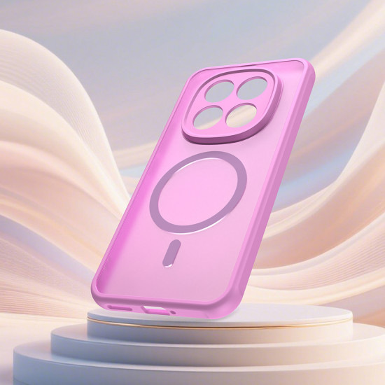 Techsuit HaloFrost II MagSafe Xiaomi Redmi Note 15 Pro+ 5G / Poco M8 Pro 5G Pink