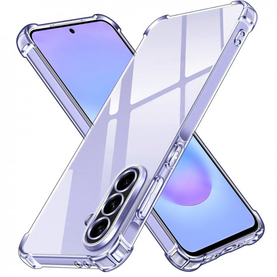 Techsuit Shockproof Clear Silicone Samsung Galaxy A57 5G Clear Techsuit Shockproof Clear Silicone Samsung Galaxy A57 5G Clear