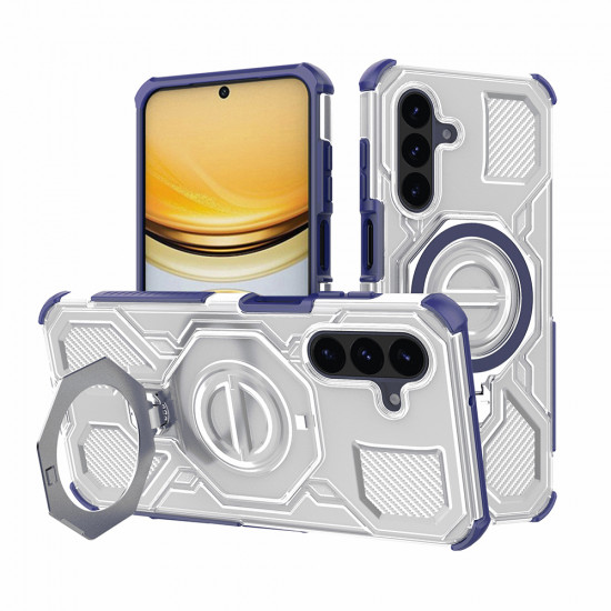 Techsuit Carbon Shield PRO Samsung Galaxy A37 5G Blue Transparent