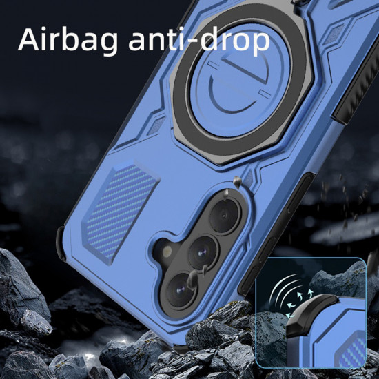 Techsuit Carbon Shield PRO Samsung Galaxy A37 5G Blue Transparent