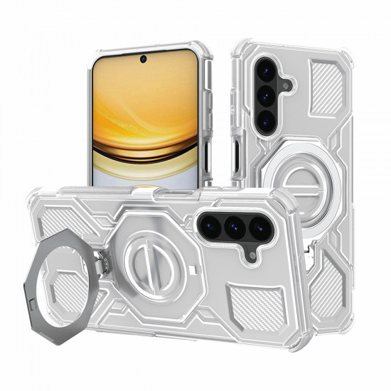 Techsuit Carbon Shield PRO Samsung Galaxy A37 5G White Transparent