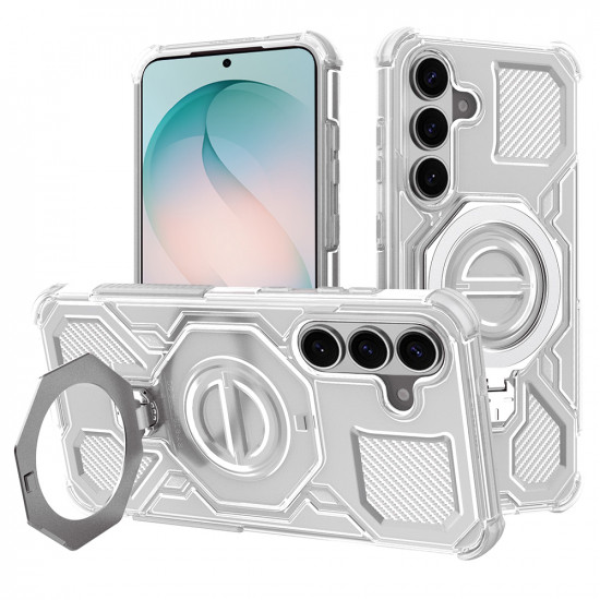 Techsuit Carbon Shield PRO Samsung Galaxy S26 Plus White Transparent Techsuit Carbon Shield PRO Samsung Galaxy S26 Plus White Transparent