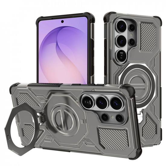 Techsuit Carbon Shield PRO Samsung Galaxy S26 Ultra Smoke Black Techsuit Carbon Shield PRO Samsung Galaxy S26 Ultra Smoke Black