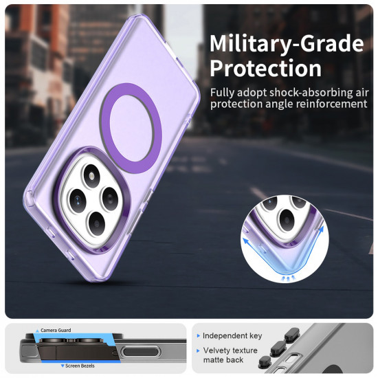 Techsuit CandyCase MagSafe Xiaomi Redmi Note 15 5G / Note 15 4G / Poco M8 5G Purple