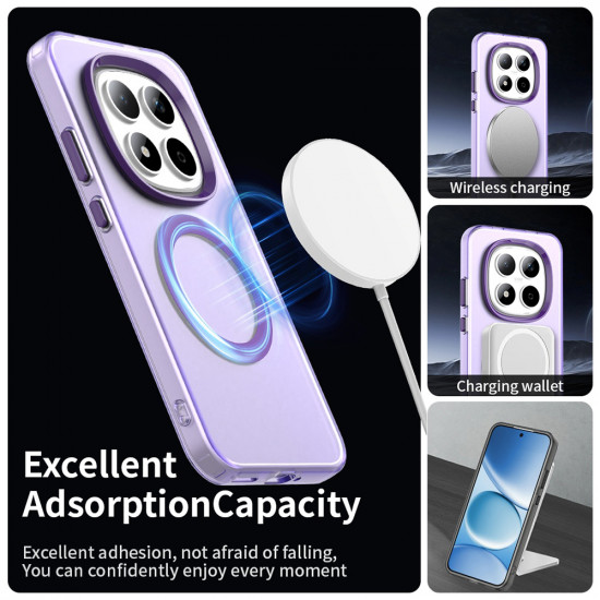 Techsuit CandyCase MagSafe Xiaomi Redmi Note 15 Pro 5G Purple