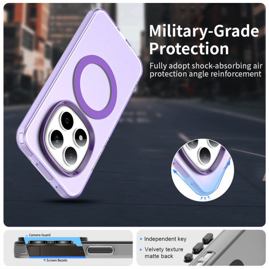 Techsuit CandyCase MagSafe Xiaomi Redmi Note 15 Pro 5G Purple