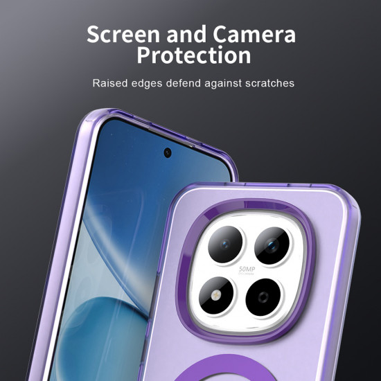 Techsuit CandyCase MagSafe Xiaomi Redmi Note 15 Pro 5G Purple