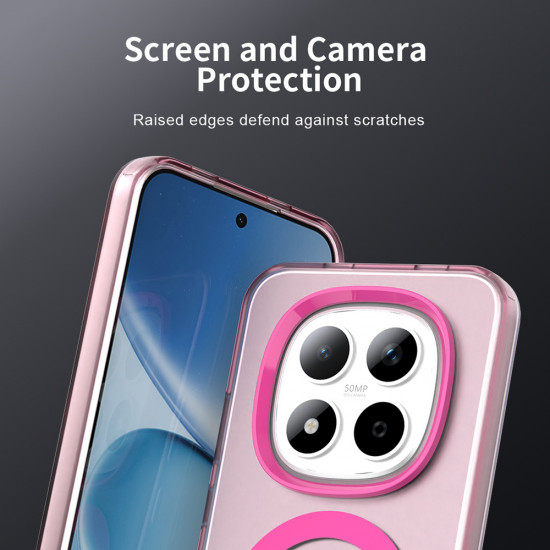Techsuit CandyCase MagSafe Xiaomi Redmi Note 15 Pro 5G Pink