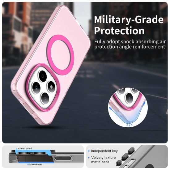 Techsuit CandyCase MagSafe Xiaomi Redmi Note 15 Pro 5G Pink