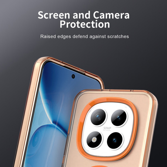 Techsuit CandyCase MagSafe Xiaomi Redmi Note 15 Pro+ 5G / Poco M8 Pro 5G Orange